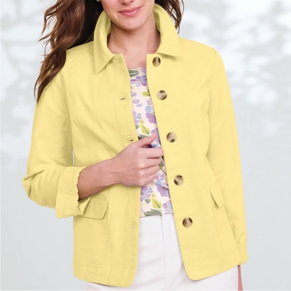 NEW Appleseed's Dennisport Anywhere
Lightweight Jacket Yellow Size 1X - Picture 1 of 9